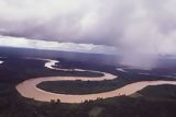 Vista area del ro Amazonas