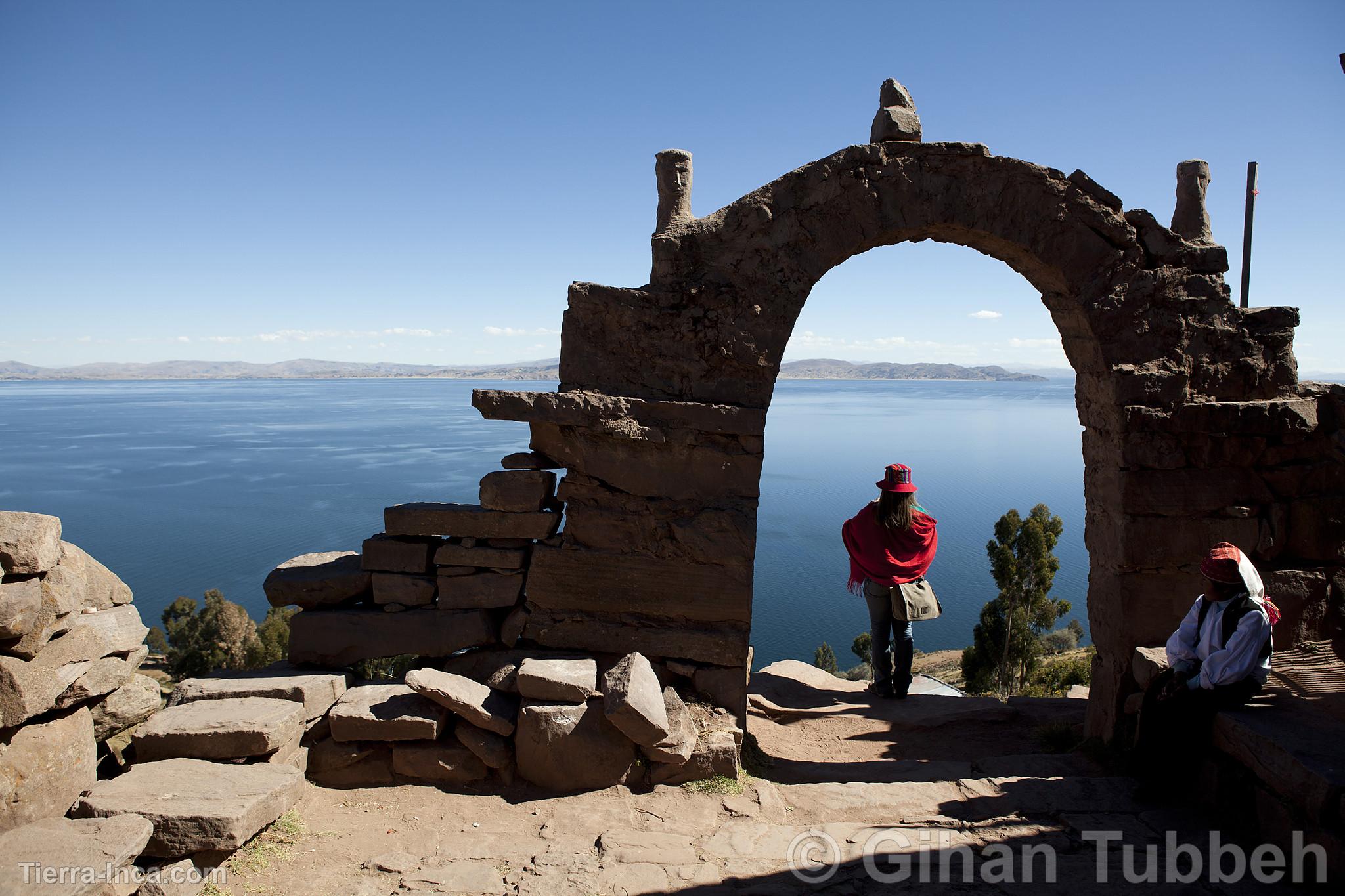 Isla de Taquile en el Lago Titicaca