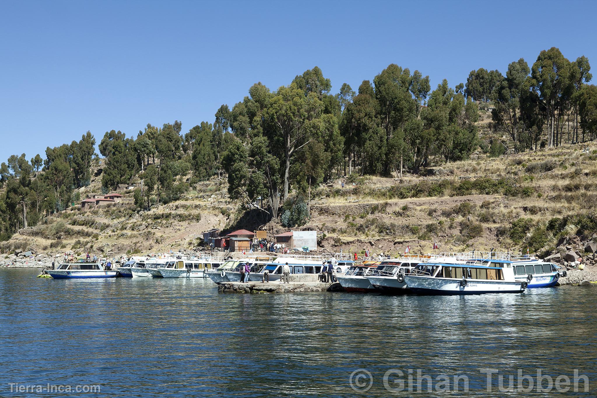 Isla de Taquile en el Lago Titicaca