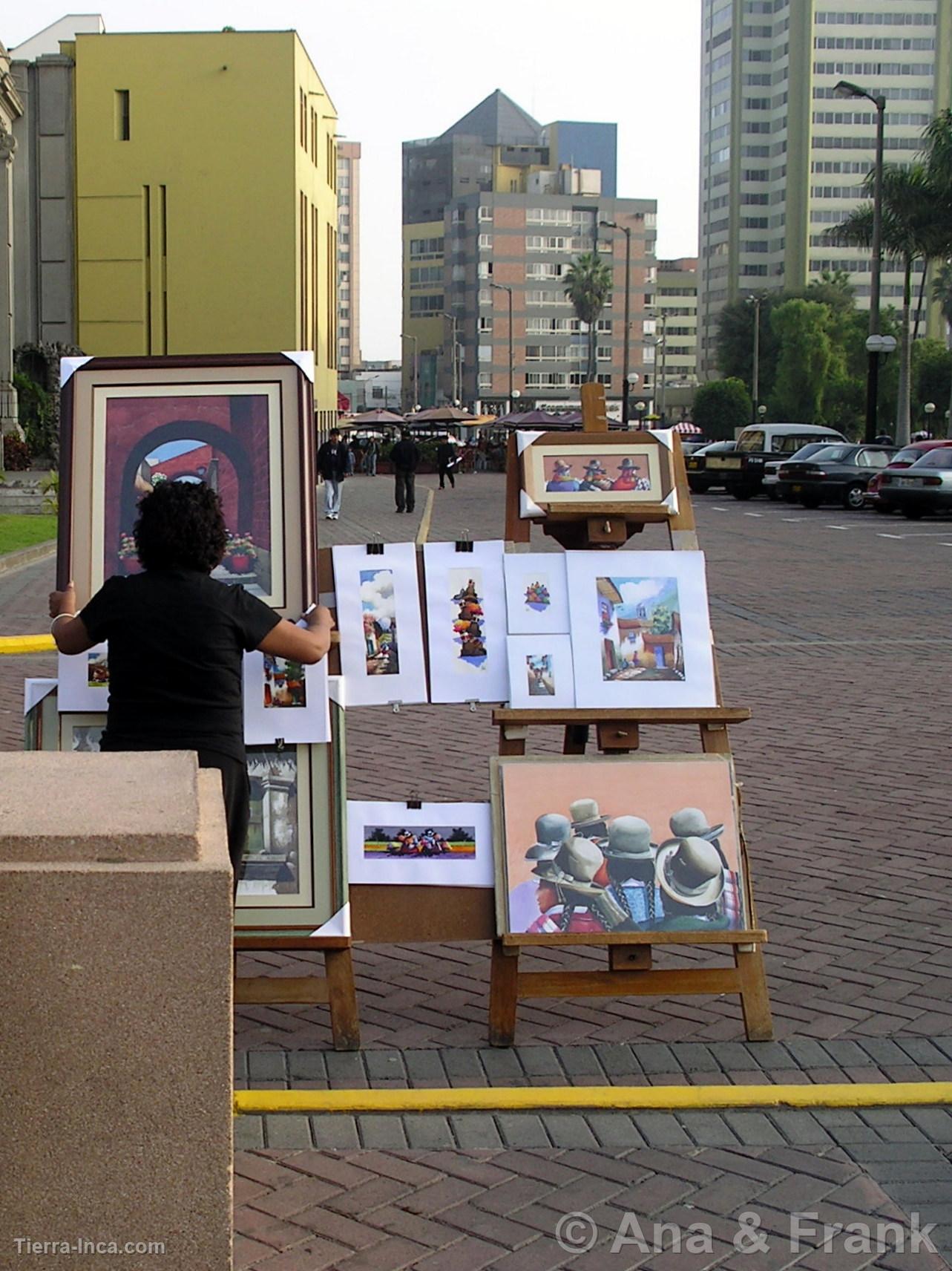 Pinturas en el Parque Kennedy, Lima