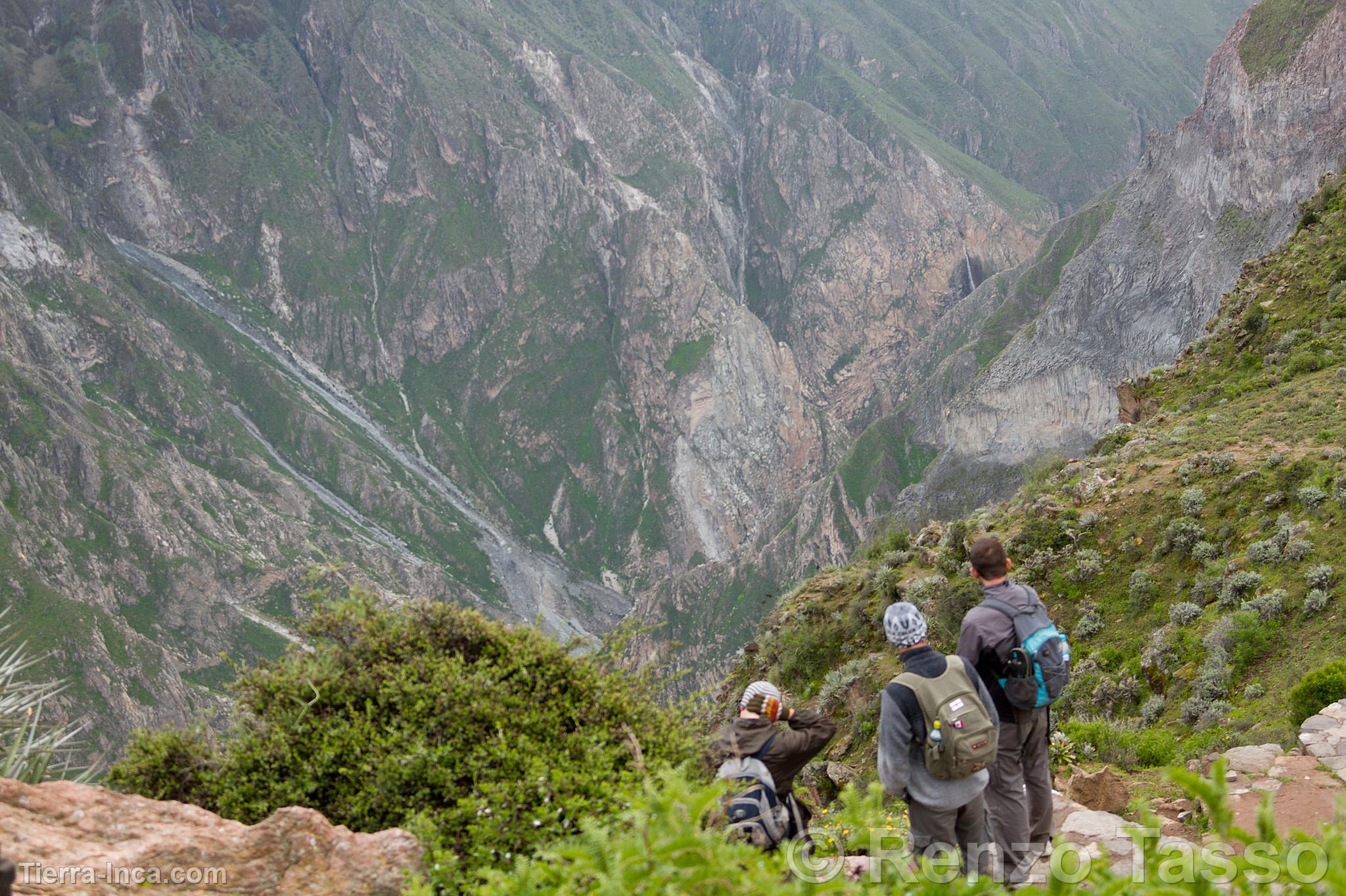 Turistas en el Colca