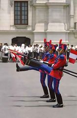 Húsares de Junín, Palacio de Gobierno, Lima