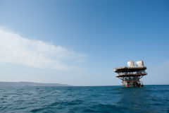 Plataforma en el mar de Máncora