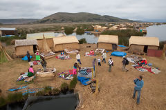 Islas de los Uros en el Lago Titicaca