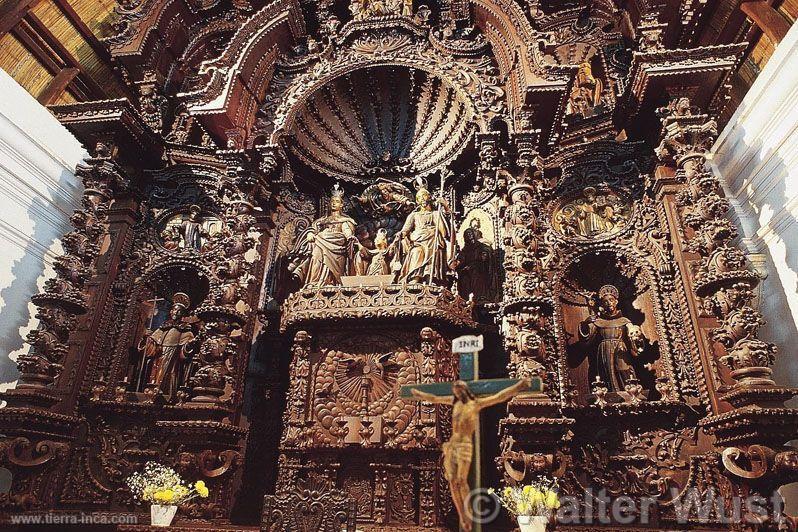 Altar principal de la iglesia de la hacienda San José