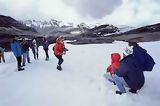 Turistas en el Nevado Pastoruri