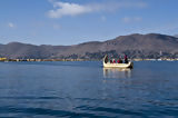 Turistas en el Lago Titicaca