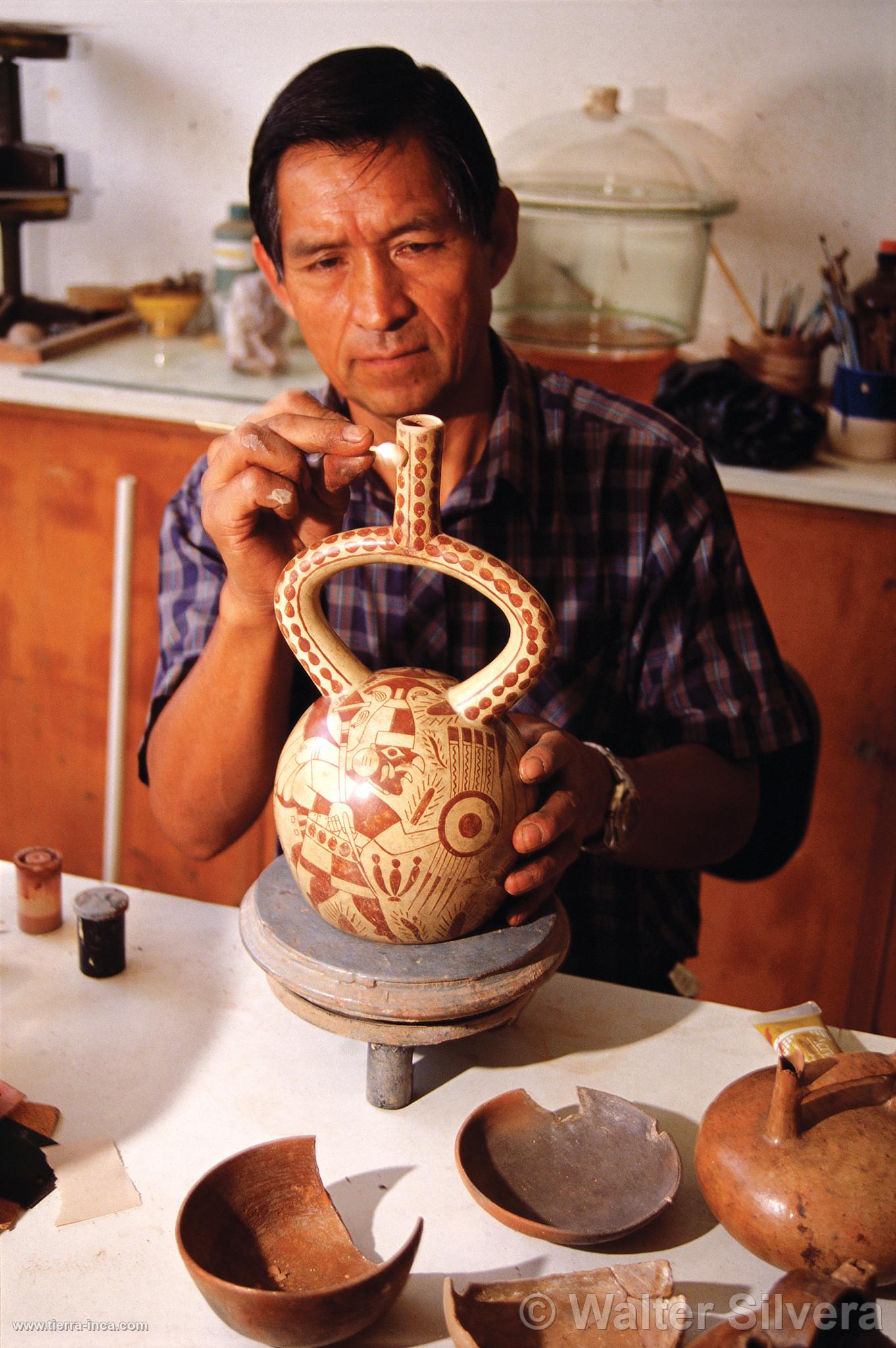 Restauracion de ceramica moche