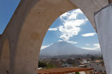 Vista del volcán Misti desde el Mirador de Yanahuara, Arequipa