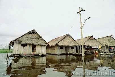 Casas Flotantes del Barrio Beln en Iquitos