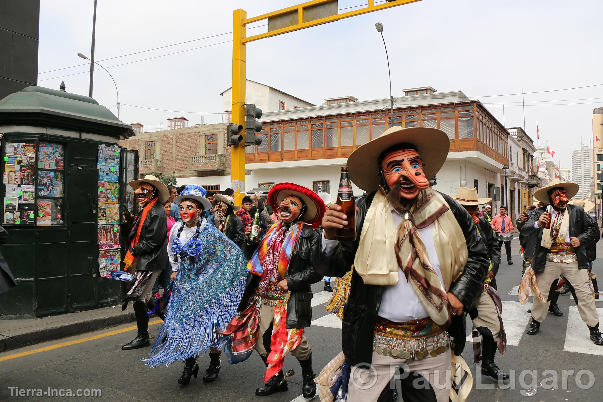 Procesin de la Vrgen del Carmen, Lima