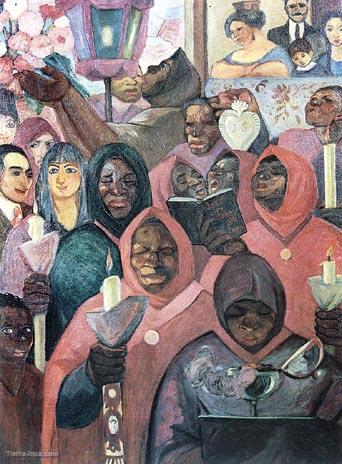 Procesión del Señor de los Milagros (1923), de José Sabogal