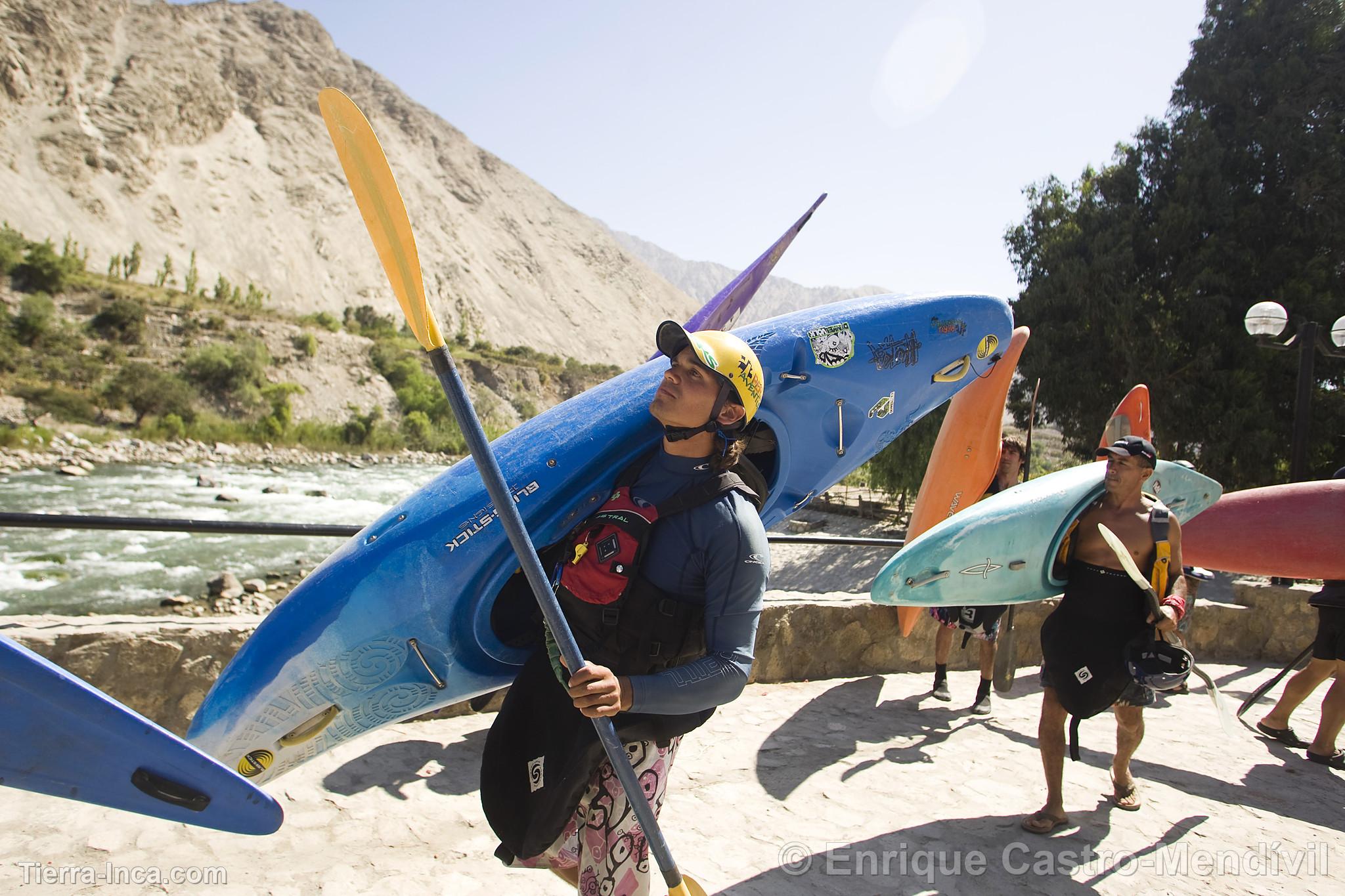 Kayak en Lunahuaná