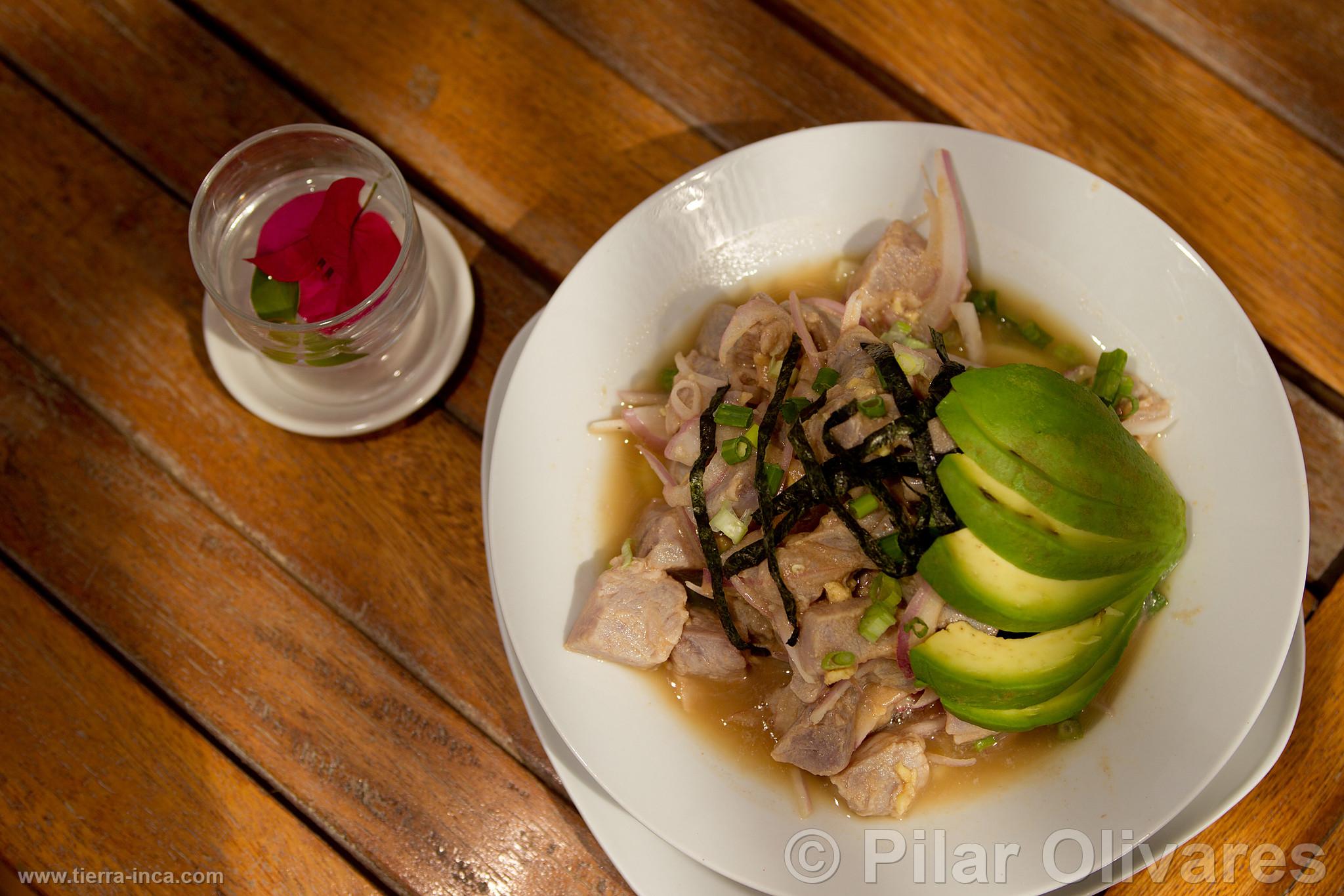 Cebiche con palta