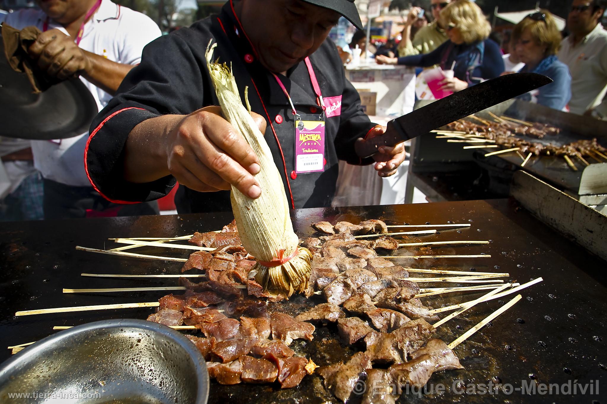 Peraracin de anticuchos