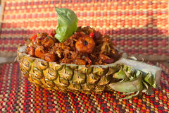 Arroz chaufa con mariscos