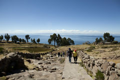 Isla de Taquile en el Lago Titicaca