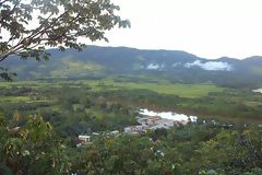 Puerto Tahuishco visto desde el mirador, Moyobamba