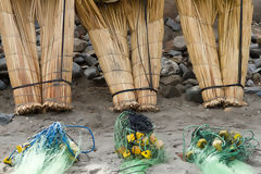 Caballitos de totora en Huanchaco