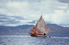 Bote en el lago, Puno