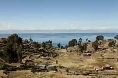 Isla de Taquile en el Lago Titicaca